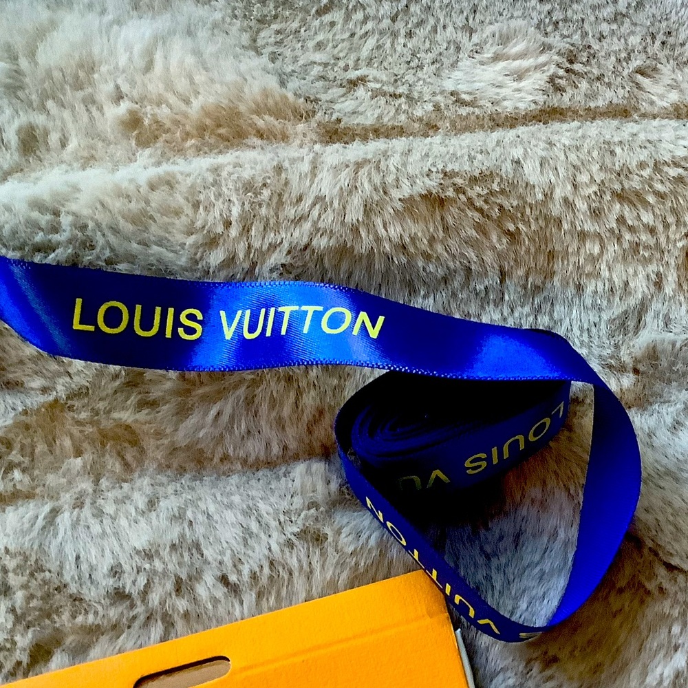 🔴 Louis Vuitton Royal Blue Ribbed Ribbon! 🔥